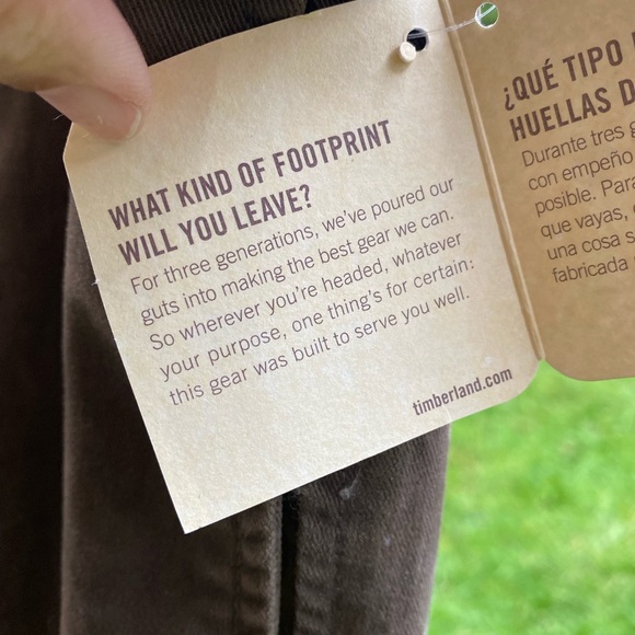 TIMBERLAND Men's Dark Brown Flat-front Khaki Pants Size 36x32 NWT - Picture 7 of 11